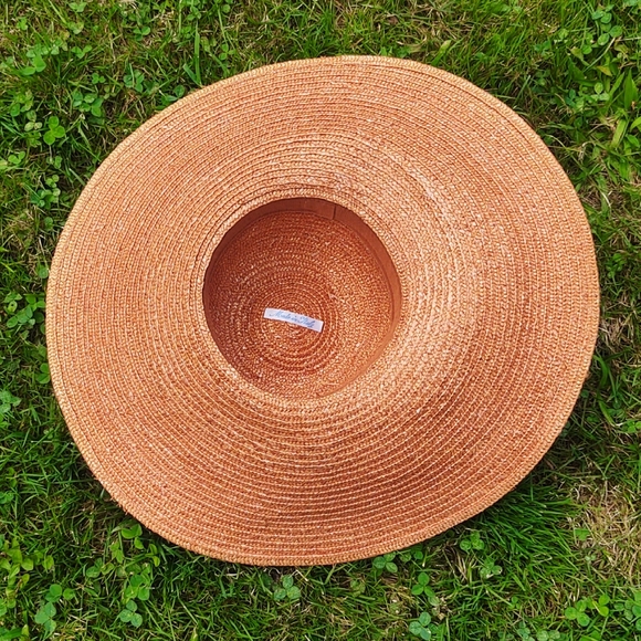 Vintage Oversized Straw Sun Hat- Made in Italy - Picture 5 of 7